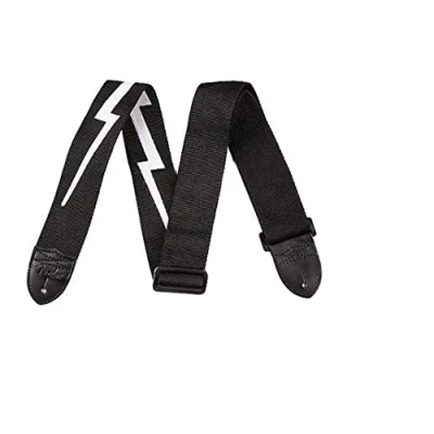 Imagen de Fender 099 0613 106 Correa Poly Lightning Bolt en negro