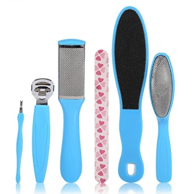 Imagen de Akozon Foot File 10PCS Portable Set Dead Hard Skin Callus Remover Scraper Pedicure Rasp Tools