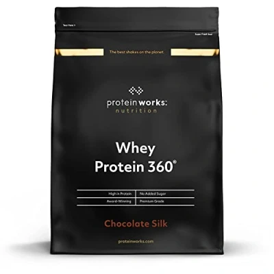 Imagen de THE Protein WORKS Whey 360 Batido Alto En Proteínas Para Construir Músculo Combinación TRI Proteica Chocolate Suave 1.2kg