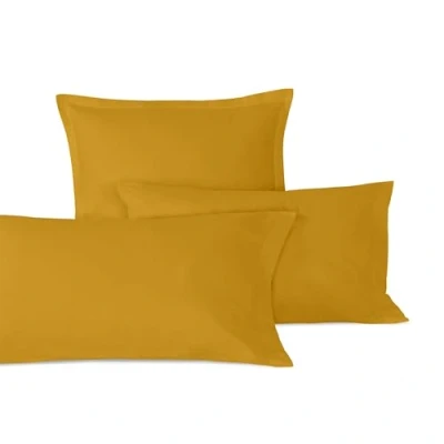 Imagen de Basic Funda Almohada Mostaza Mostaza, 50x75 cm (x2) (Cama 150/160), 100% Algodón, Calidad de 150
