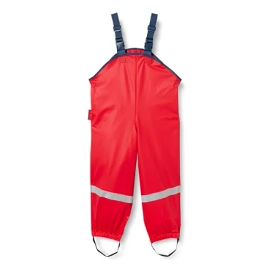 Imagen de Playshoes Pantalones de Barro, Monos lluvia para Unisex niños, Rojo (Red), 140