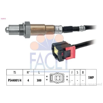 Imagen de FACET 10.8175 Sonda lambda Made in Italy OE Equivalent térmico, plana, Rosca engrasada 4 MERCEDES BENZ: Clase C Sedán, GLK, E Sedán