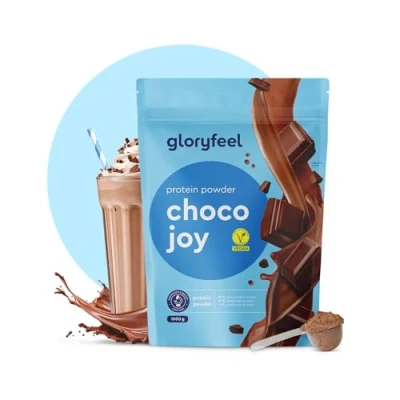 Imagen de Proteína Vegana Sabor CHOCOLATE 1kg en polvo Sin azúcar 21g de proteinas para aumentar o mantener la masa muscular Aislado proteina guisante soja, gluten ni lactosa