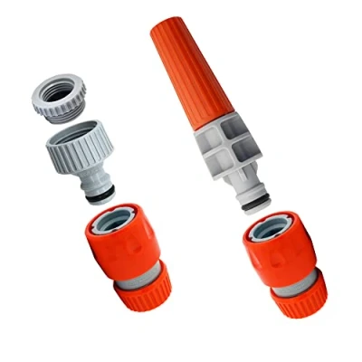Imagen de Siroflex 4550/AS Set Lanza de Riego Made in Italy Conectadores Manguera Jardín para Compatible con Todos los Kit
