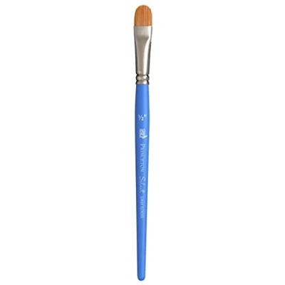 Imagen de Princeton Art &amp; Brush Artiste Paintbrushes Select Natural Mango Corto Lengua Gato Nº Pulg, Madera, Lunar Blender, 1/2&quot;