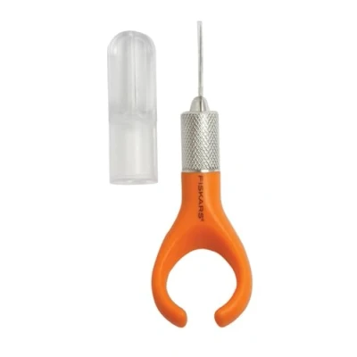 Imagen de Fiskars Mini Cúter de Precisión, para diestros y zurdos, Longitud total: 17,6 cm, Acero calidad/Plástico, Naranja, 1003738