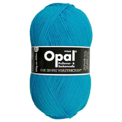 Imagen de Frida&#039;s Wollhaus Ovillo de lana para calcetines, 100 g, 4 capas, sin fieltro, 35 colores (5183 turquesa)