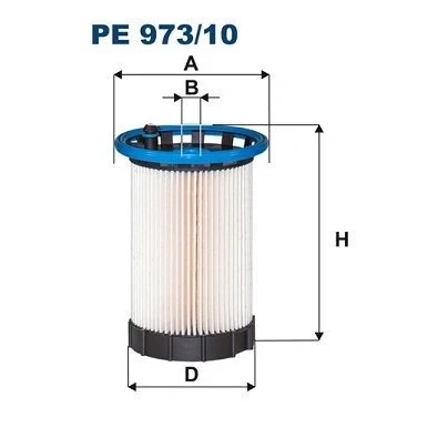 Imagen de FILTRON PE 973/10 Filtro Combustible Cartucho filtrante VOLKSWAGEN: Passat B7 Berlina, CC, Tiguan I, TOYOTA: HILUX 3 Pick up, AUDI: Q3