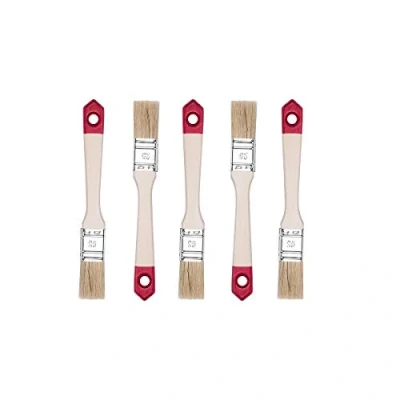 Imagen de HARDY WORKING TOOLS brochas pintura set de 5 piezas, piezas 25 mm ancho, madera, Cepillo Serie *40*, 5PCS, pinceles A0202 400510