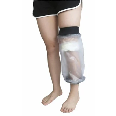Imagen de Funda Impermeable para Rodillas Escayolado,Protector de Escayola Impermeable, Reutilizable Cubre Mantenga el Vendaje Seco Durante Baño