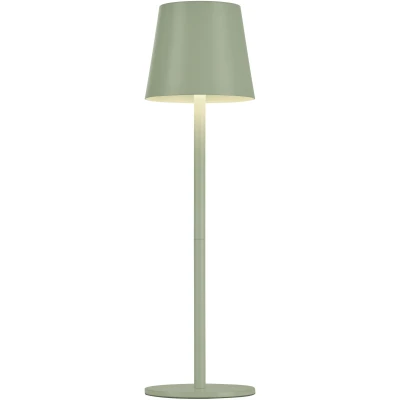 Imagen de JUST LIGHT. Euria lámpara de mesa LED recargable, verde, hierro, IP54