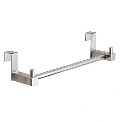 Imagen de Kibath 458423 Toallero Lateral baño 2 Perchas de 20 cm. Largo. Sin taladros, se cuelga en el Mueble. Fabricado Acero Inoxidable con Acabados Cromo Brillo. Repuestos Originales garantizados