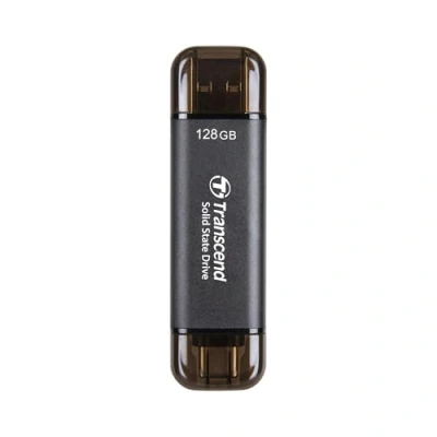 Imagen de Transcend SSD portátil ESD310C 128GB Type A/Type C Compatible PS4/PS5 TS128GESD310C