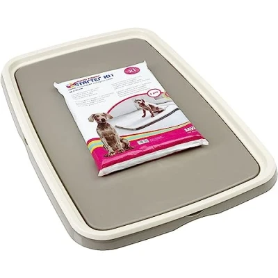 Imagen de Savic Sistema de Entrenamiento para Cachorros, Color Crema, Extragrande, Gris