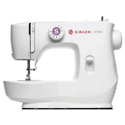 Imagen de Máquina de coser Singer M1605, 6 Puntadas, Bobina frontal, Blanco