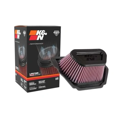 Imagen de K&amp;N Filtro de Aire Reemplazo compatible con Yamaha YZF R1 &amp; R1M 998 2020 2023 (YA 1020)