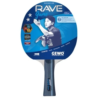 Imagen de GEWO Rave Game Cóncava Raqueta de Tenis, Unisex, Negro, Talla única