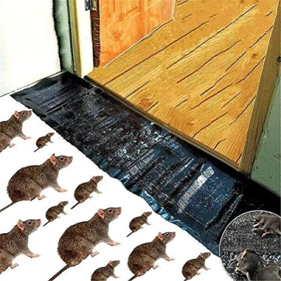 Imagen de Enkomy Trampa para Ratas, Almohadillas Adhesivas Ratas trampas de Pegamento roedores Uso en Interiores y Exteriores