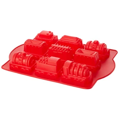 Imagen de Premier Housewares Molde para pasteles en forma de tren, color rojo