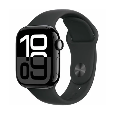 Imagen de Apple Watch Series 10 42mm Negro (Correa Silicona Negra M/L)