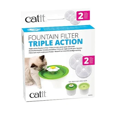 Imagen de Catit Cartucho Triple Acción para Flower Fountain, 2 Unidades