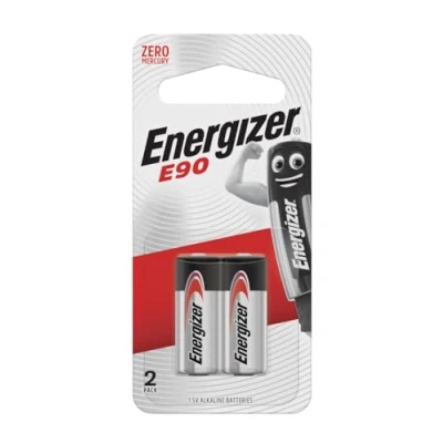 Imagen de Energizer Pack de 2 pilas especiales LR1/E90, alcalinas, sin Mercurio añadido y Potencia para Dispositivos pequeños