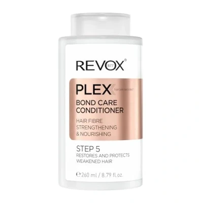 Imagen de REVOX B77 Plex Bond Care Conditioner Paso 5, 260 ml, Acondicionador Pelo Reparador, Hidrata y Nutre las Fibras Capilares en Profundidad, Protege Evita la Rotura del Pelo, Realza el Color