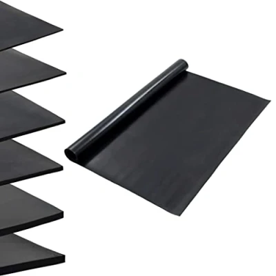 Imagen de vidaXL Alfombrilla, Alfombra para Coche, Protección de Suelo, Alfombrilla Hogar Garaje Oficina, Goma Antideslizante Lisa 1,2x2 m 2 mm