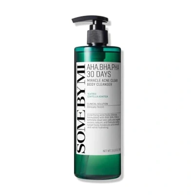 Imagen de SOME BY MI AHA BHA PHA Limpiador corporal transparente para el acné milagroso de 30 días 13.5Oz, 400ml Gel baño diario pieles propensas al Efecto exfoliante suave