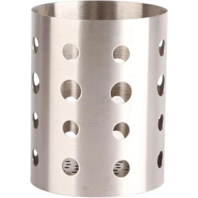 Imagen de HERCHR Escurridor de Cubiertos para Utensilios cocina, Cesta acero inoxidable, Organizador Cajones y Encimeras, Soporte Cocina(M)