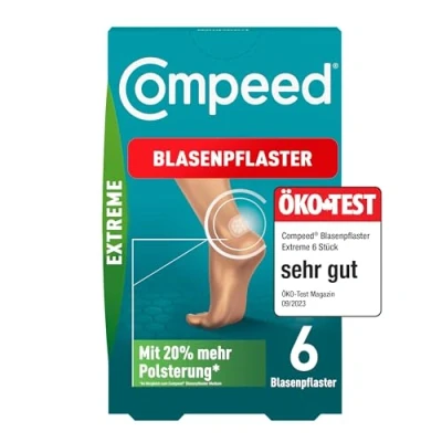 Imagen de Compeed Extreme Blister Plasters Hydrocolloid for Extra Strength Heel Protection Pack of 6