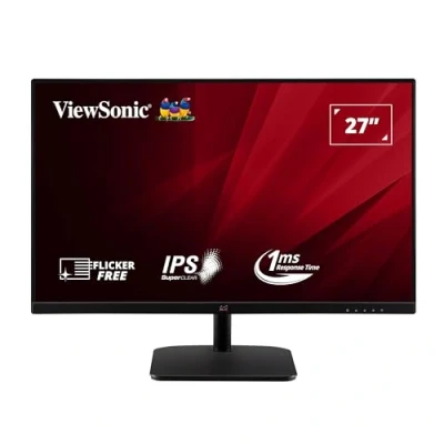 Imagen de ViewSonic Monitor VA2732 MHD 27&quot; Full HD, IPS Panel, HDMI, DP, VGA, Eye Care, Eco Mode, Altavoz, Negro