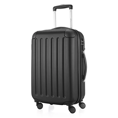 Imagen de HAUPTSTADTKOFFER SPREE Equipaje de mano, Maleta rígida, Trolley expandible, 4 ruedas dobles, TSA, 55 cm, 42 litros, Negro