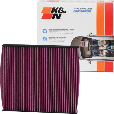 Imagen de K&amp;N Filters DVF5003 Filtro de habitáculo carbón activado 254 35 cuadrada SEAT: Ibiza 3, 4, 4 Sportcoupe, SKODA: Fabia 2