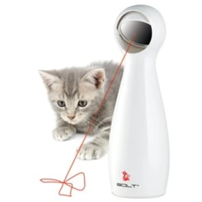 Imagen de PetSafe Bolt Juguete Interactivo para Gatos con Luz LED, 2 Modos de Juego Automático, Patrones Aleatorios, Probada y Segura, Todas Las Edades