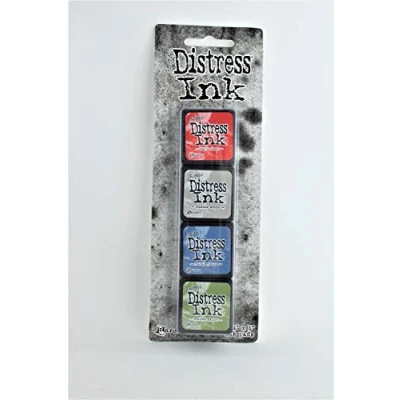 Imagen de Ranger Distress Tinta Kit 4, Multicolor, 10x3x3 cm