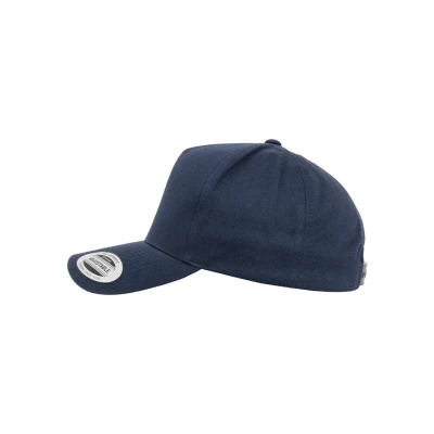 Imagen de Flexfit 5PANEL Curved Classic Snapback Gorra, Talla: One Size, Navy