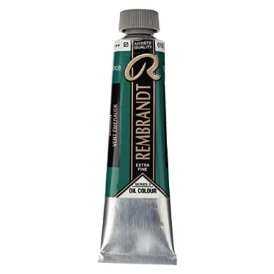 Imagen de Rembrandt Talens Excelentes colores de pintura al óleo 40 ml 616 Verde óxido cromo vivo