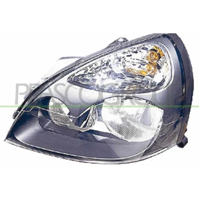 Imagen de PRASCO RN3224904 Faros izquierda H7/H1, H7, H1 transparente para circulación por la derecha con portalámparas sin servomotor reg. alcance luces