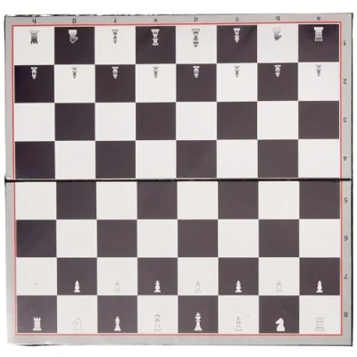 Imagen de Softee Equipment 0010485 Tablero Ajedrez Plegable, Blanco, S