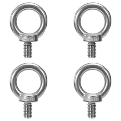 Imagen de QIMEI SHOP Anillos de Elevación M10 Cancamo Pernos Ojo Tornillos Argollas Acero Inoxidable 304 para Colgar y Fijar 4 Piezas