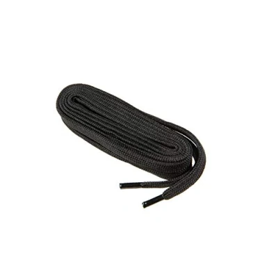 Imagen de Cordones Planos para Zapatos y Botas de Trabajo Calzado Seguridad, Tejido Resistente, Hechos en Europa por Worker Walker Laces Pro, 1 par (91 negro / 120 cm 47 pulgada)