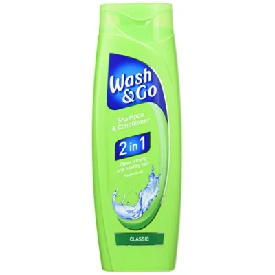 Imagen de Wash &amp; Go Classic 2 en 1 Champú y acondicionador 400 ml 6 unidades por paquete