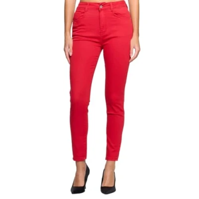Imagen de Elara Highwaist Vaqueros pitillo, Mujer, Talla: 46, Rot