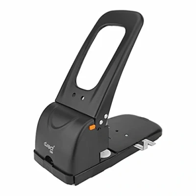 Imagen de D.RECT 1300 Perforadora de 2 Agujero 100 hojas capacidad Color negro