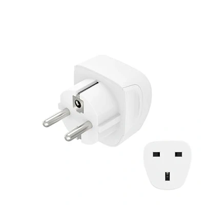 Imagen de Adaptador de viaje Hama 223459, Tipo G, 3 pines, Compatible Inglaterra, Commonwealth y Reino Unido, Blanco