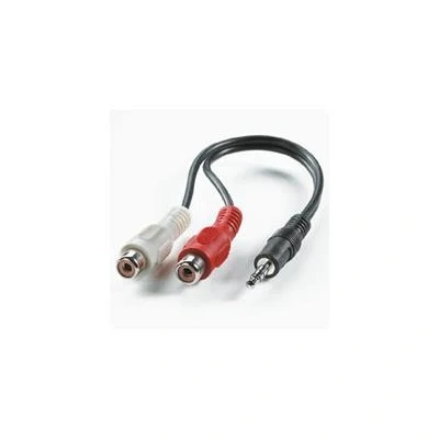 Imagen de Roline Cable 3,5mm/rca, 0.2m Cables De Audio Y Video