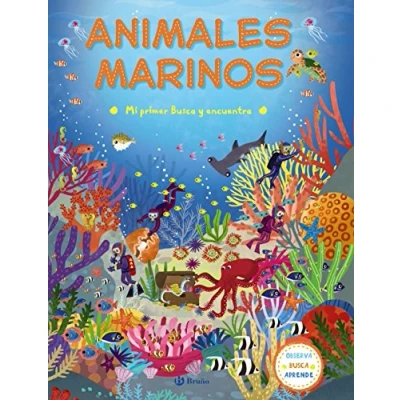 Imagen de Mi primer Busca y encuentra. Animales marinos (Castellano A PARTIR DE 3 AÑOS LIBROS DIDÁCTICOS Otros libros)
