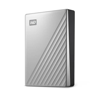 Imagen de WD 6TB My Passport Ultra for Mac, HDD portátil, disco duro externo, con software para gestión de dispositivos, copia seguridad y protección contraseñas, Plateado