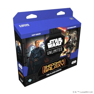 Imagen de Fantasy Flight Games Star Wars: Unlimited TCG Shadows of The Galaxy Starter Set Master Galaxy! Fast Paced Trading Card Game for Kids and Adults, Ages 12+, 2 Players, 20 Minute Playtime, Made by